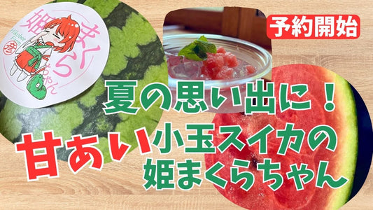 6月の推し農家：彦兵衛農園「夏の思い出に！甘ぁい小玉スイカの姫まくらちゃん」予約販売開始！